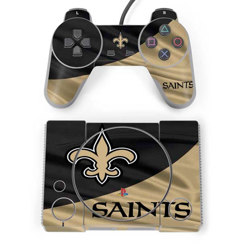 NFL New Orleans Saints PlayStation Classic Bundle Skin